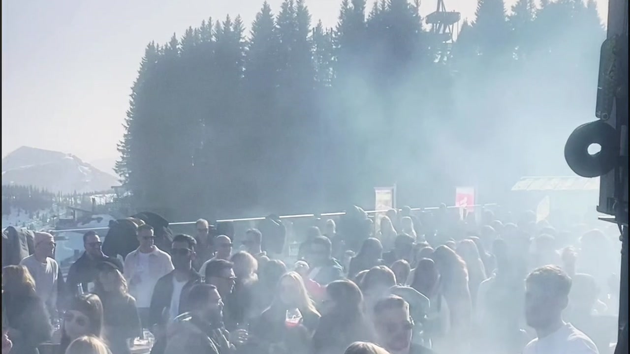 Open-air dancefloor during a Warren Will set